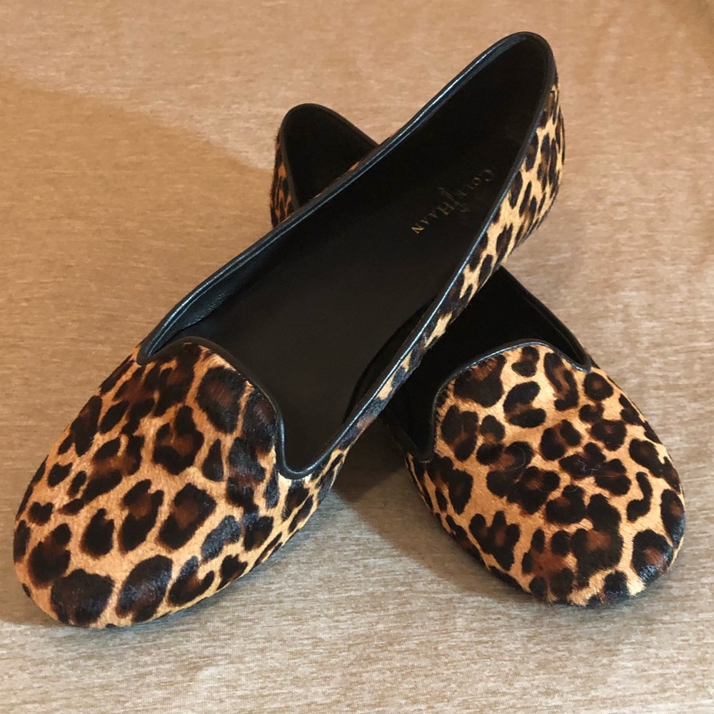 Cole Haan Leopard Print loafers size 9. EUC